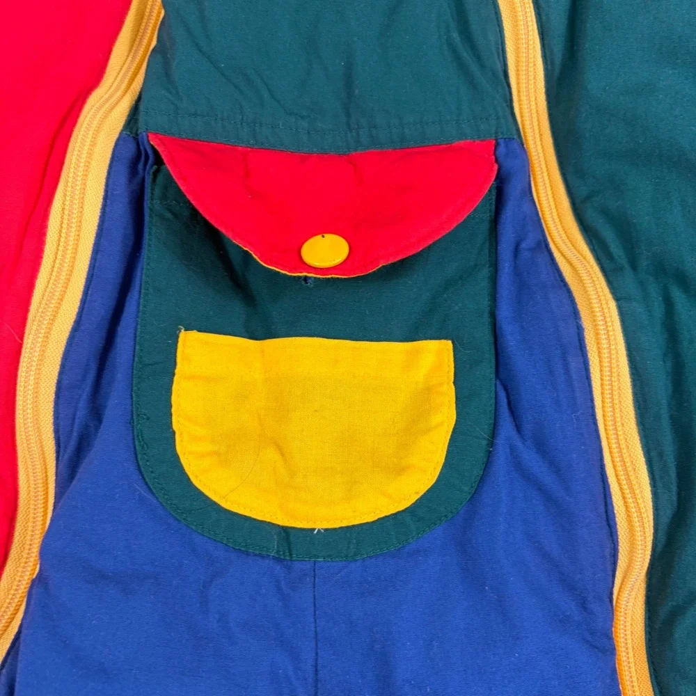 HUSH PUPPIES Vintage Multicolor Primary Colorblock Snowsuit 18M‎